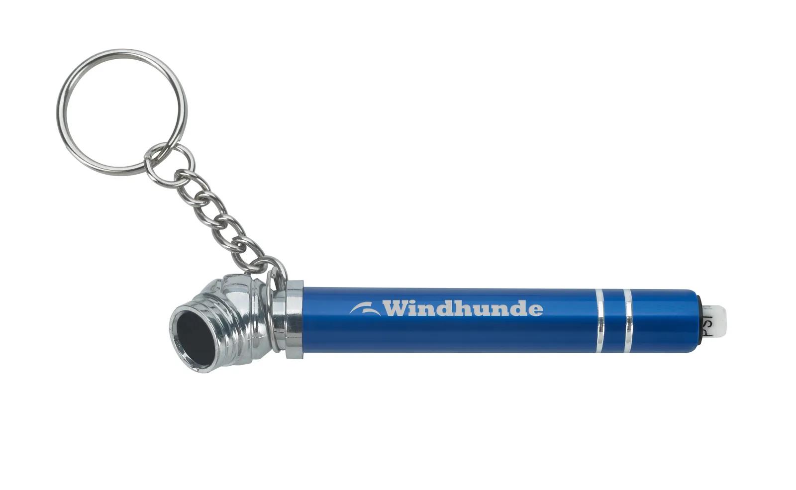 Tire Pressure Gauge Mini Aluminum Keychain 50 PSI - 3.25 in - product view 3