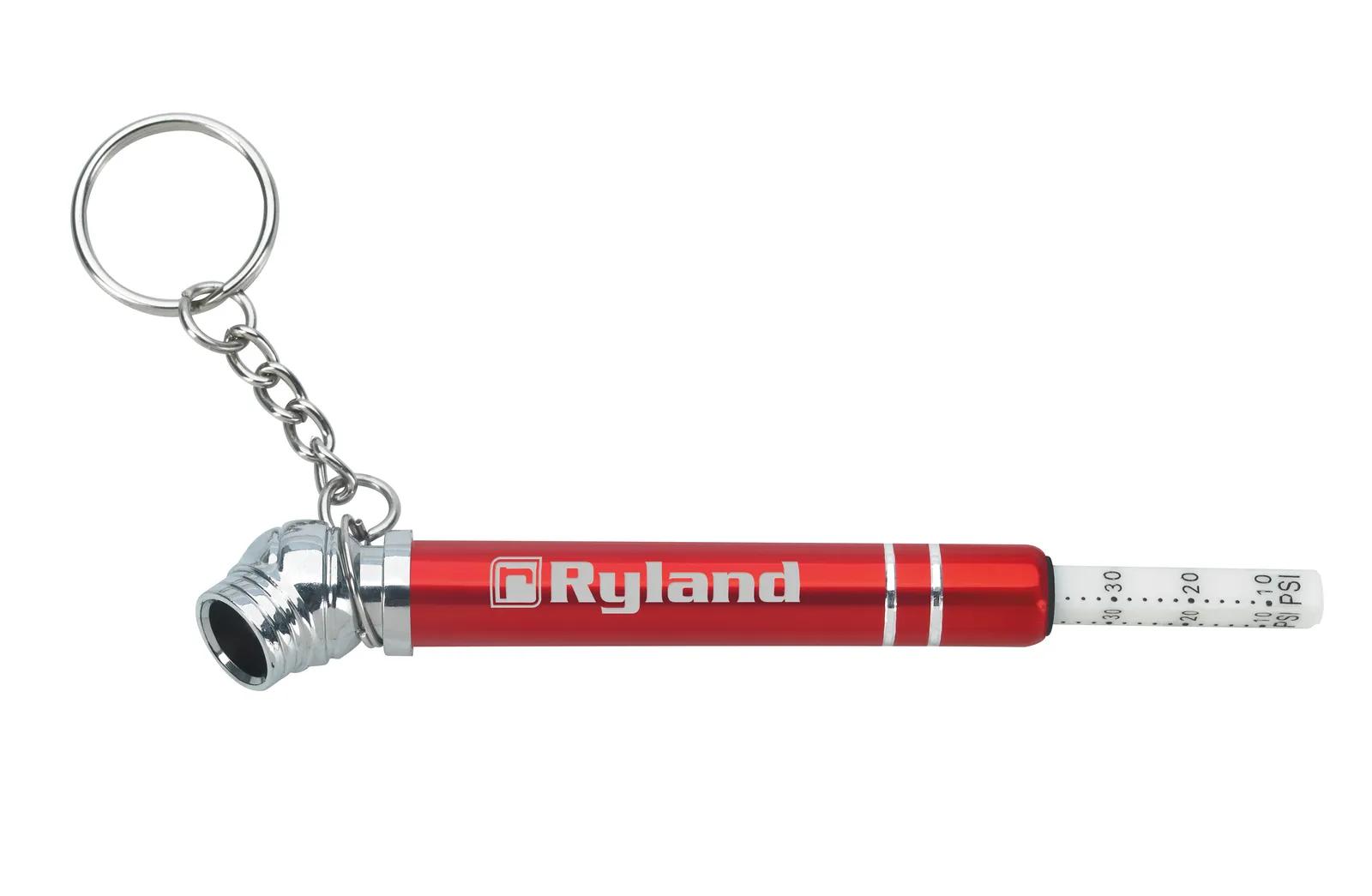 Tire Pressure Gauge Mini Aluminum Keychain 50 PSI - 3.25 in - product view 4