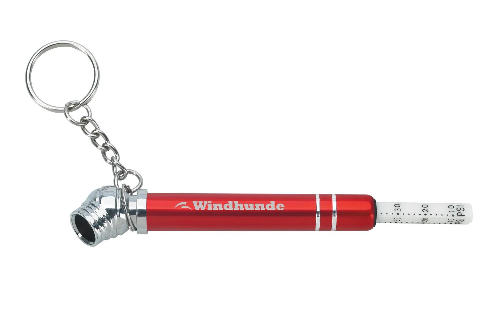 Tire Pressure Gauge Mini Aluminum Keychain 50 PSI - 3.25 in - product view 5