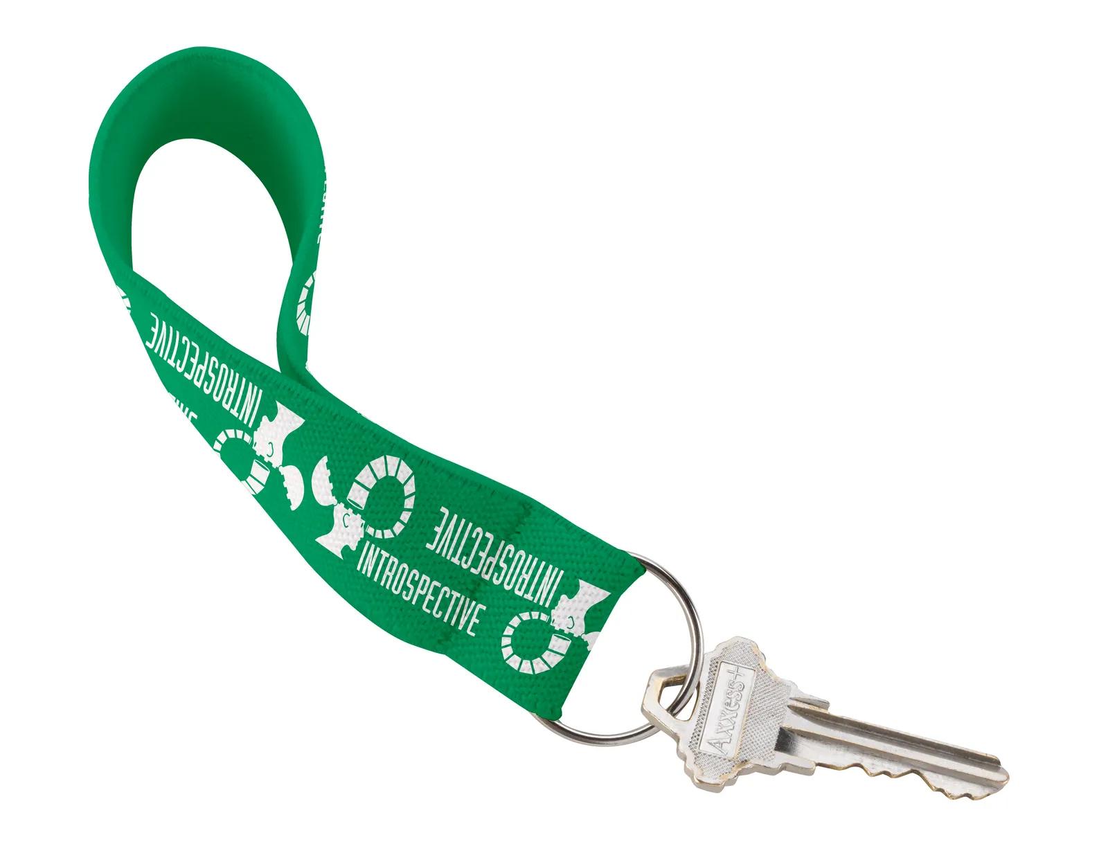 Wrist Strap Key Holder Elastic Polyester Full Color - 4.5 in - product view 7