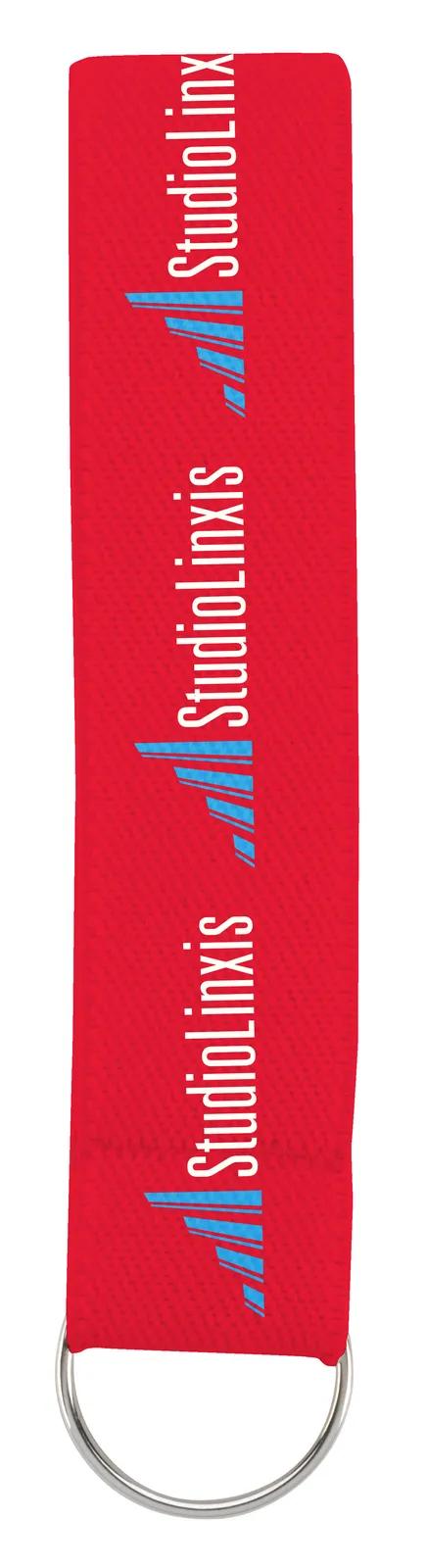 Wrist Strap Key Holder Elastic Polyester Full Color - 4.5 in - product view 25