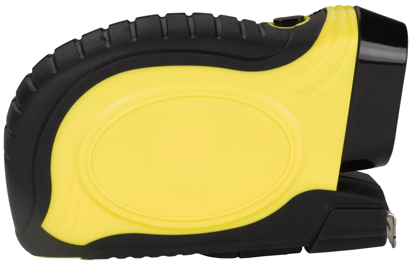 LED Tape Measure with Flashlight Rubber Case Auto Lock - 16 ft - product view 3