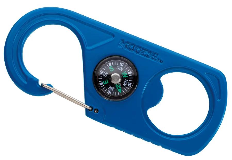 Carabiner 2-in-1 Bottle Opener Compass Zinc Alloy - 3.625 in - product view 5