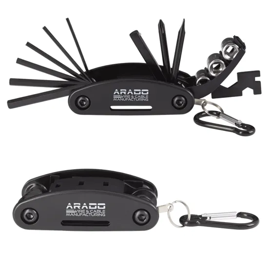 Bike Repair Tool Kit Carbon Steel 16 Functions - 3.5 in