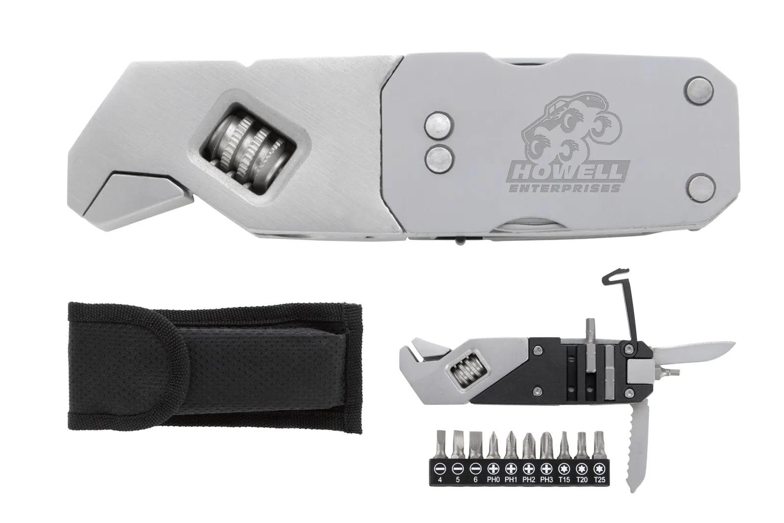 Multi-Tool Wrench Adjustable 13 Bits Stainless Steel - 4.5 in - product view 3