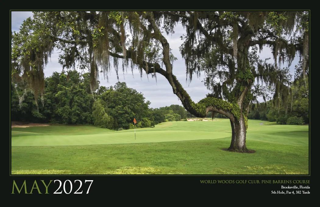 Golf America Wall Calendar Scenic Course Photos - 22 x 16 in - product view 10