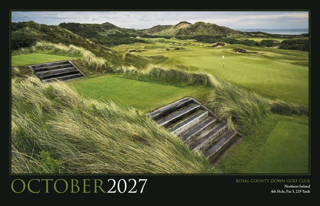 Golf America Wall Calendar Scenic Course Photos - 22 x 16 in - product view 15