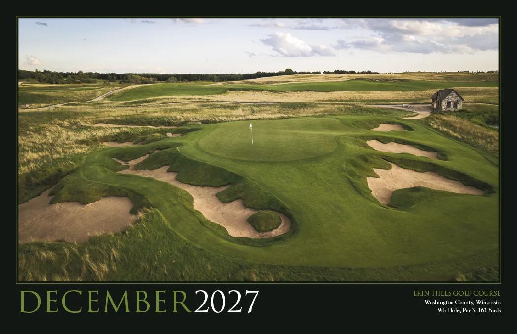 Golf America Wall Calendar Scenic Course Photos - 22 x 16 in - product view 17