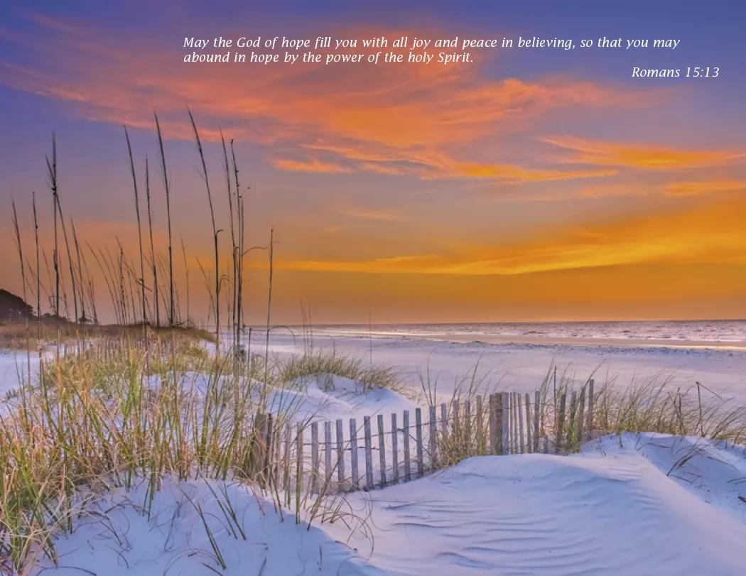 Catholic Scenic Wall Calendar FSC Paper - 16.75 x 11 in - product view 10