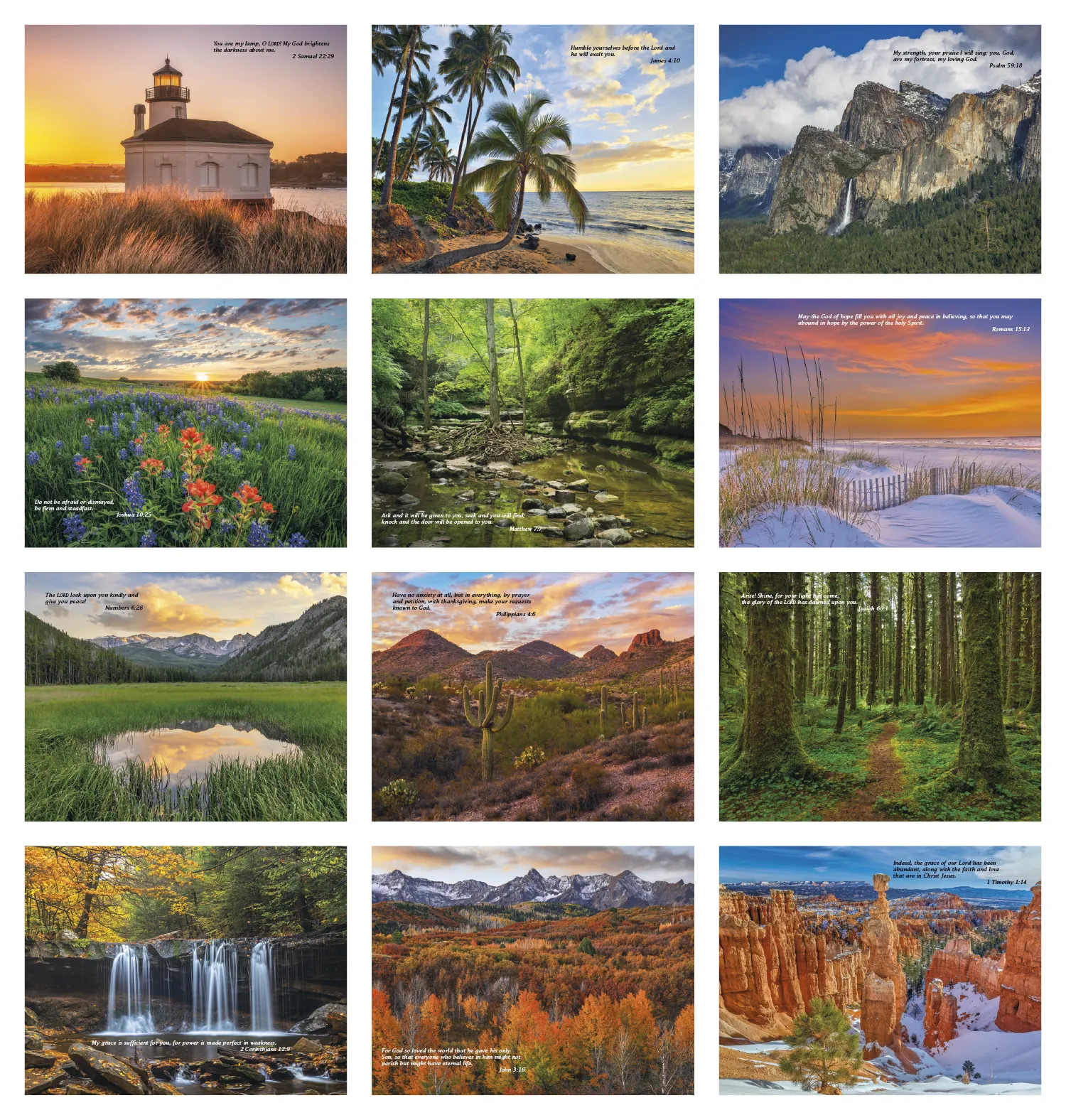 Catholic Scenic Wall Calendar FSC Paper - 16.75 x 11 in - product view 19