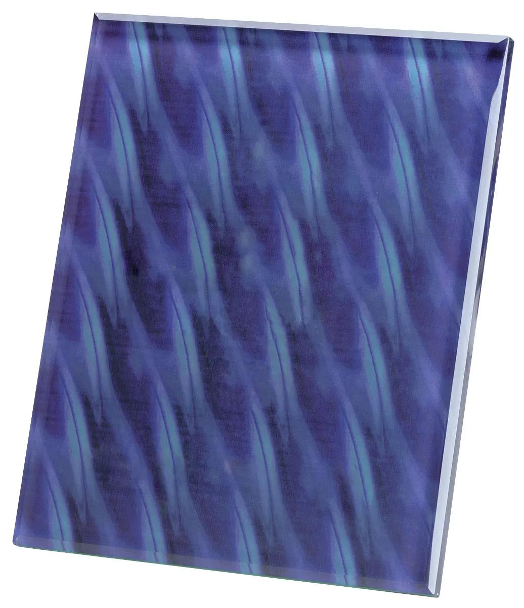 Jade Glass Award Plaque Laser Background - 10 x 8 in - product view 4