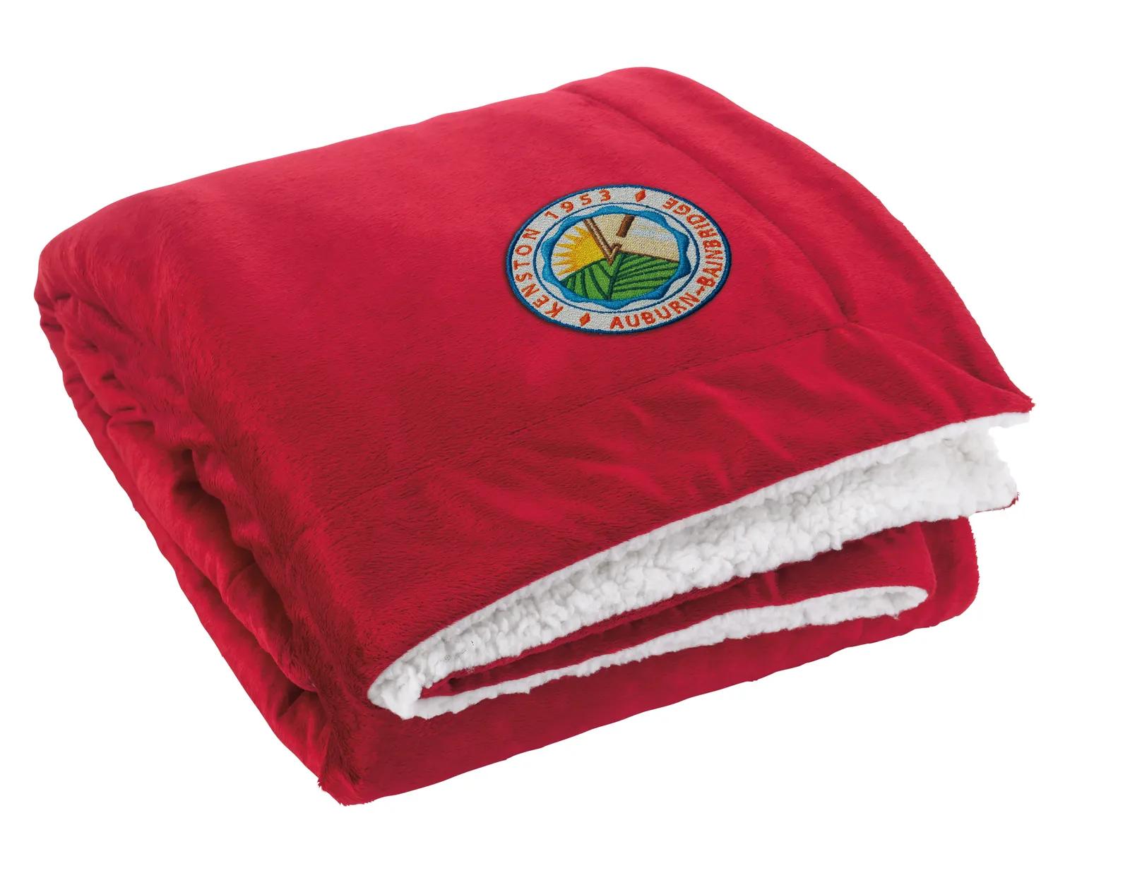 Sherpa Throw Blanket Micromink Carry Bag - 59 x 49 in - product view 9