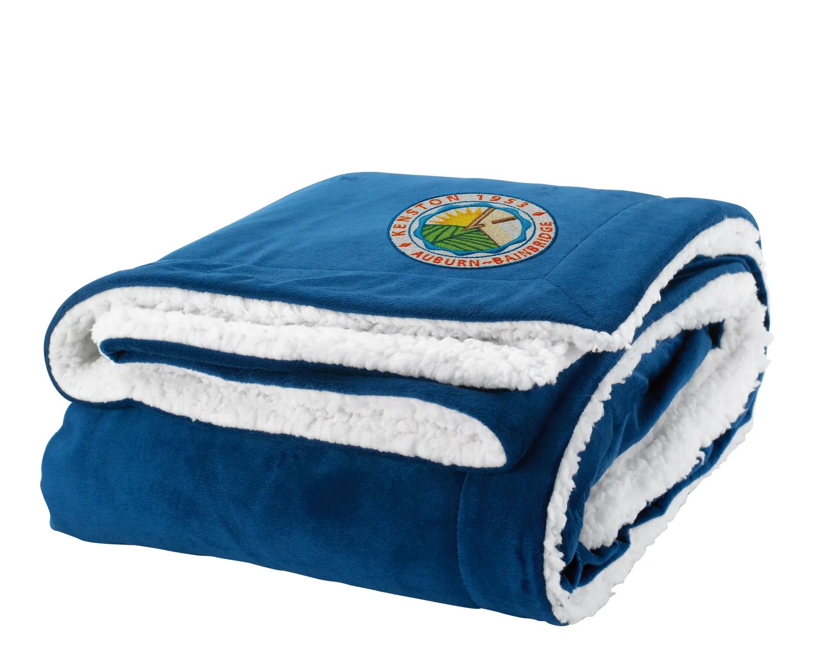 Sherpa Throw Blanket Micromink Carry Bag - 59 x 49 in - product view 10