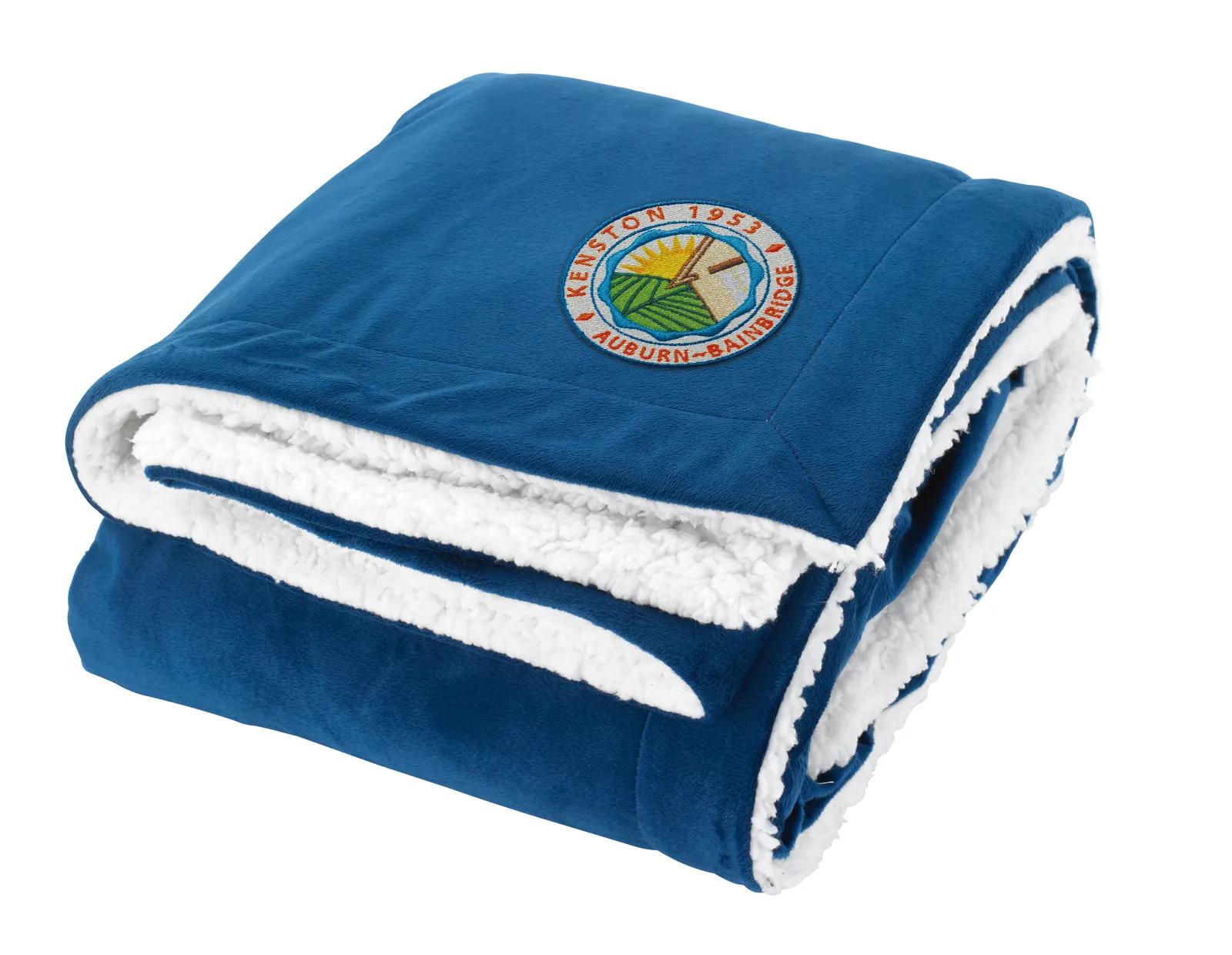 Sherpa Throw Blanket Micromink Carry Bag - 59 x 49 in - product view 11