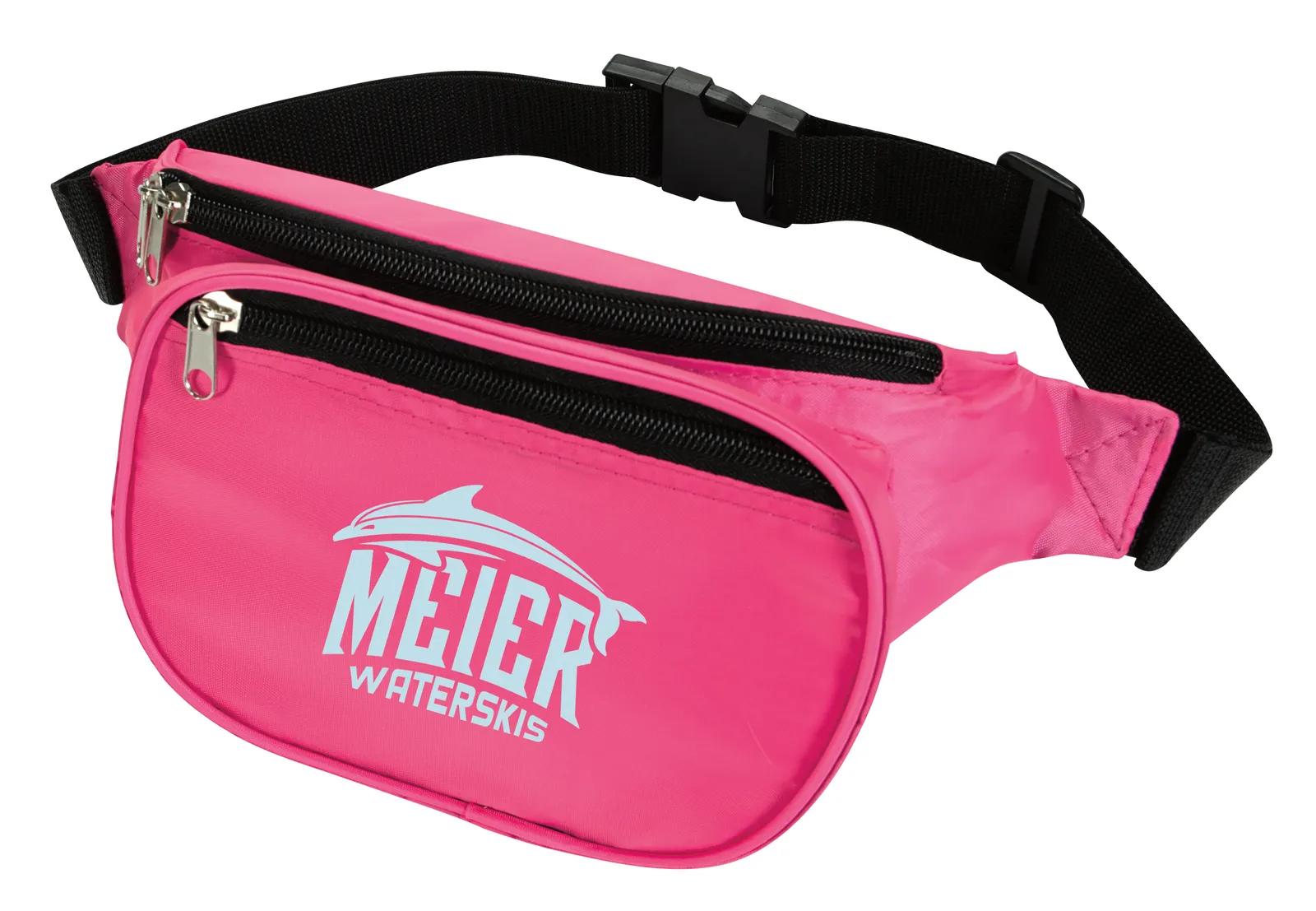 Neon Fanny Pack Adjustable Waist Strap - 7.1 x 5.5 in - product view 2