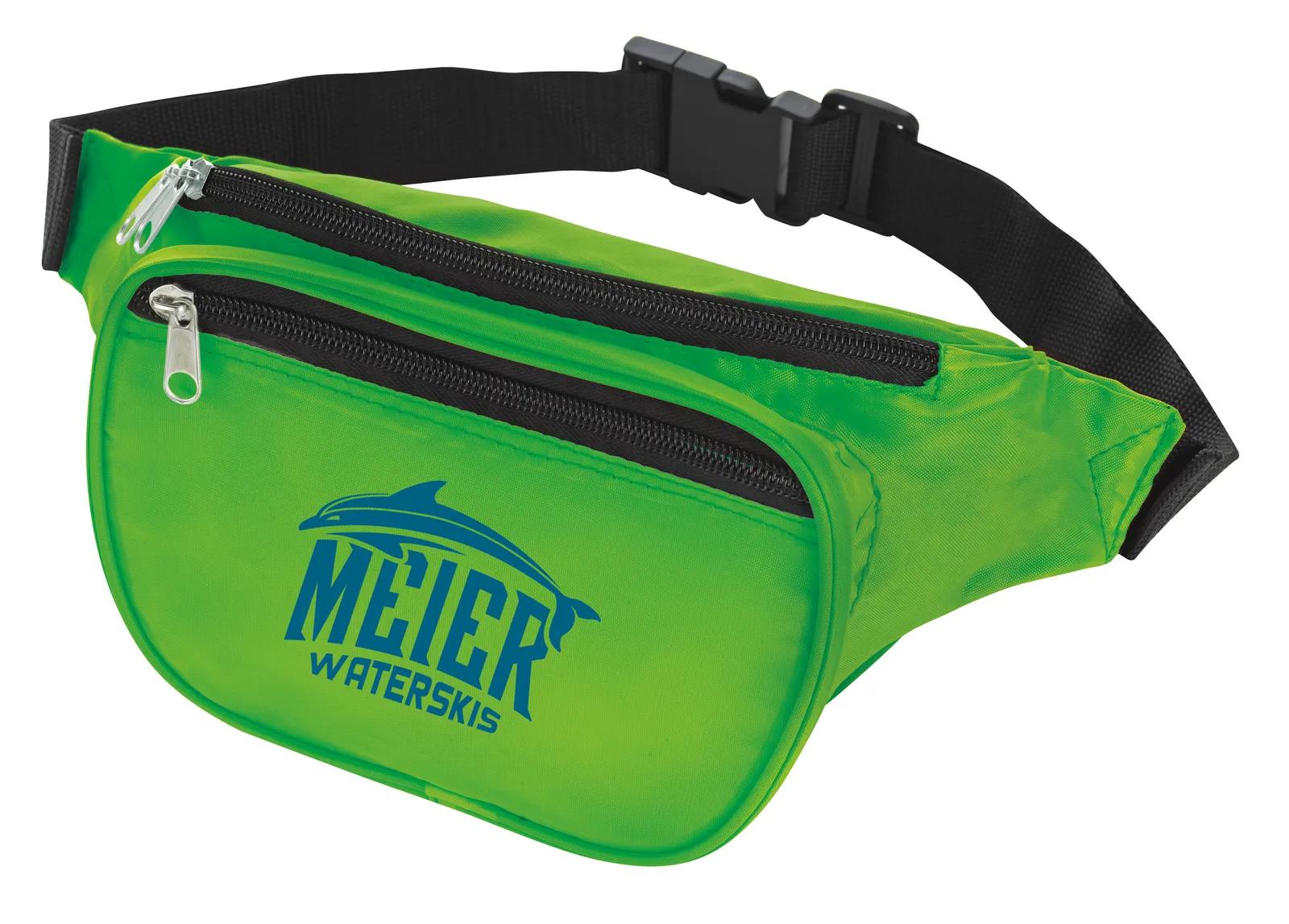 Neon Fanny Pack Adjustable Waist Strap - 7.1 x 5.5 in - product view 5