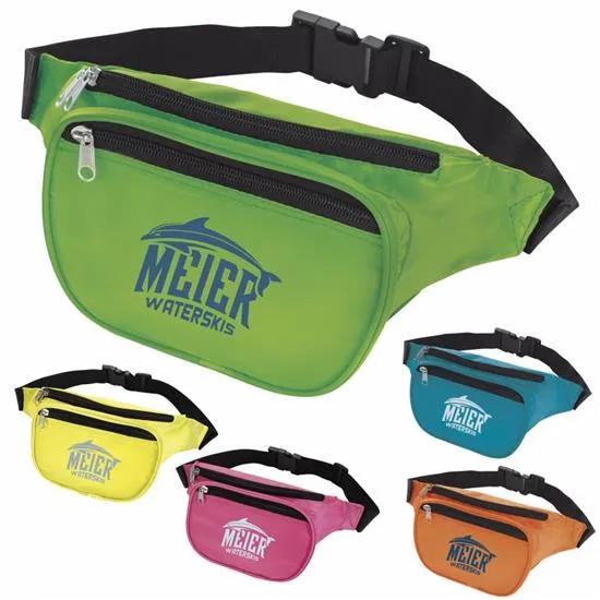 Neon Fanny Pack Adjustable Waist Strap - 7.1 x 5.5 in