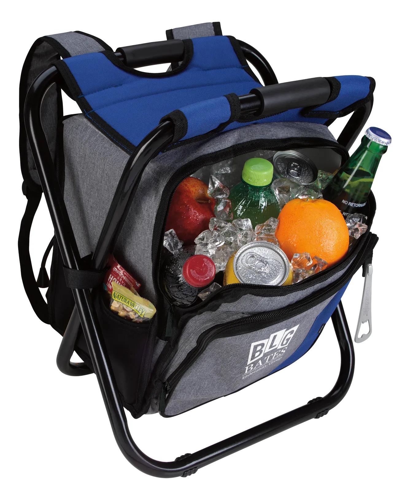 Backpack Cooler Chair Steel Frame - 14.6 x 13.4 in - product view 16
