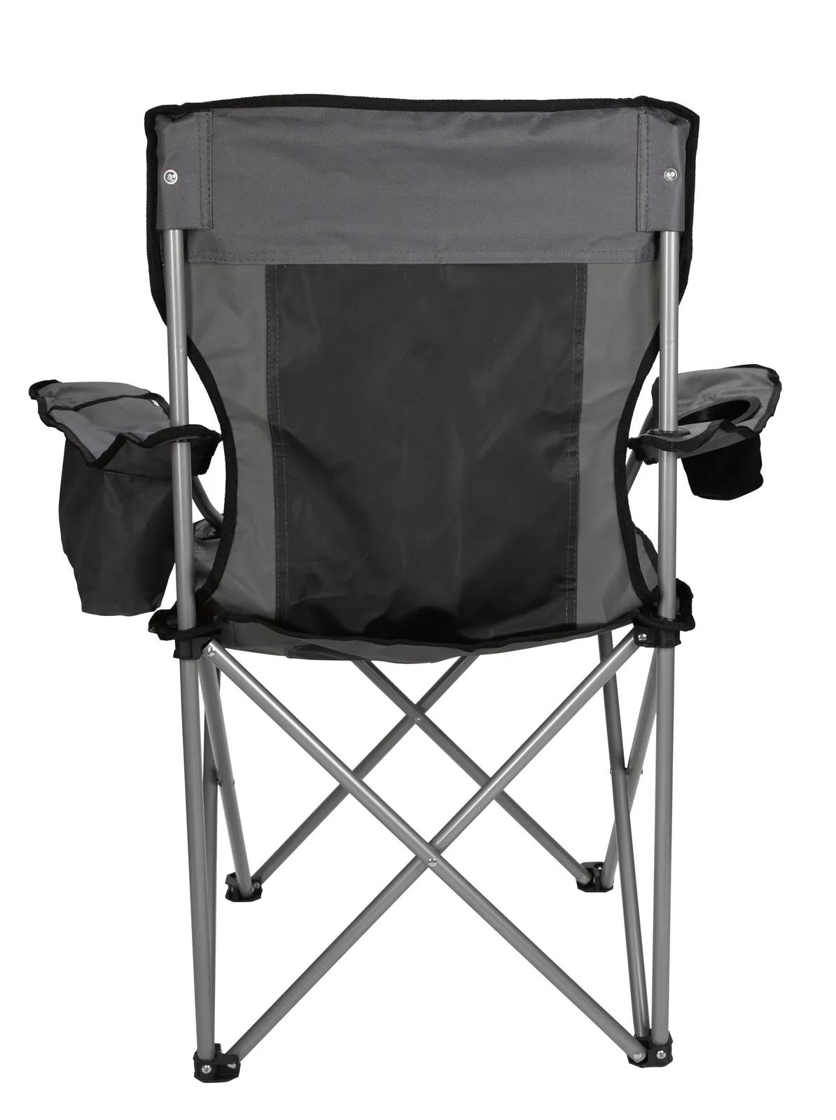 Camping Chair with Built-in Cooler Steel Frame - 34 x 33 in - product view 3