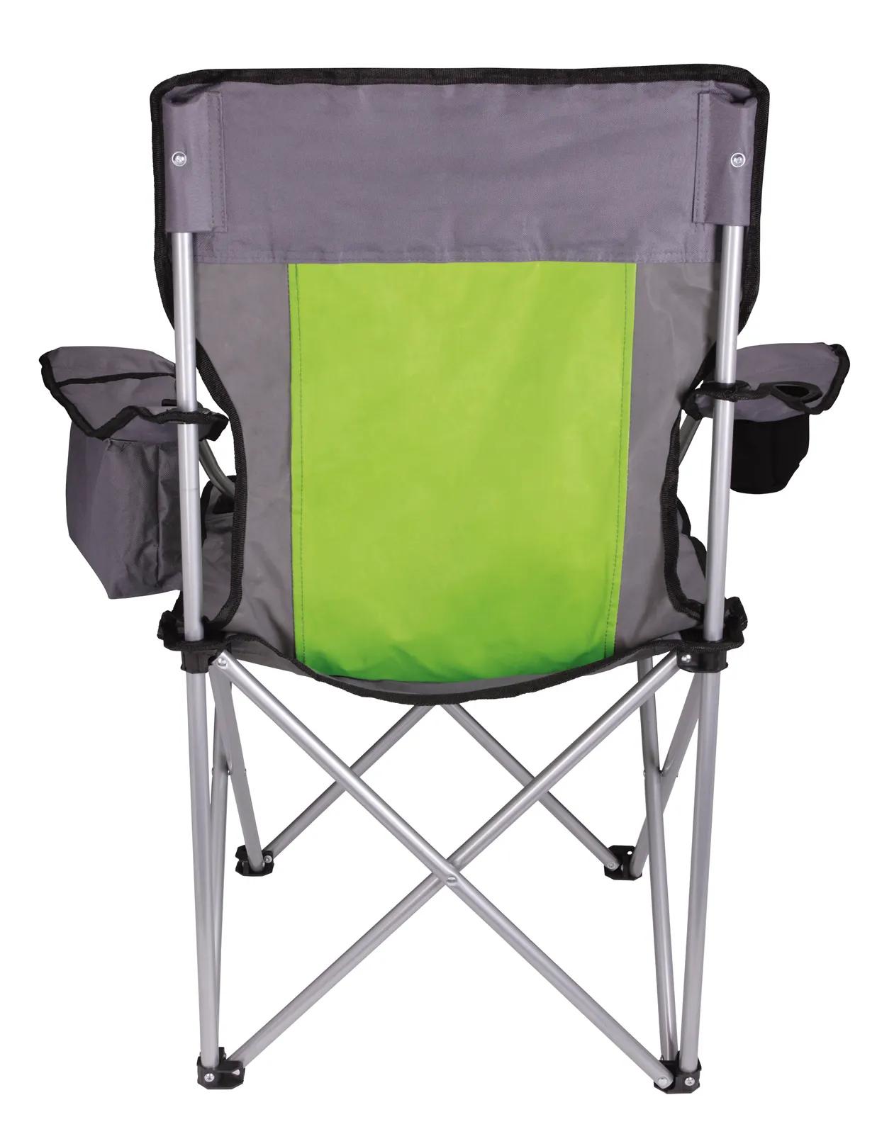 Camping Chair with Built-in Cooler Steel Frame - 34 x 33 in - product view 7