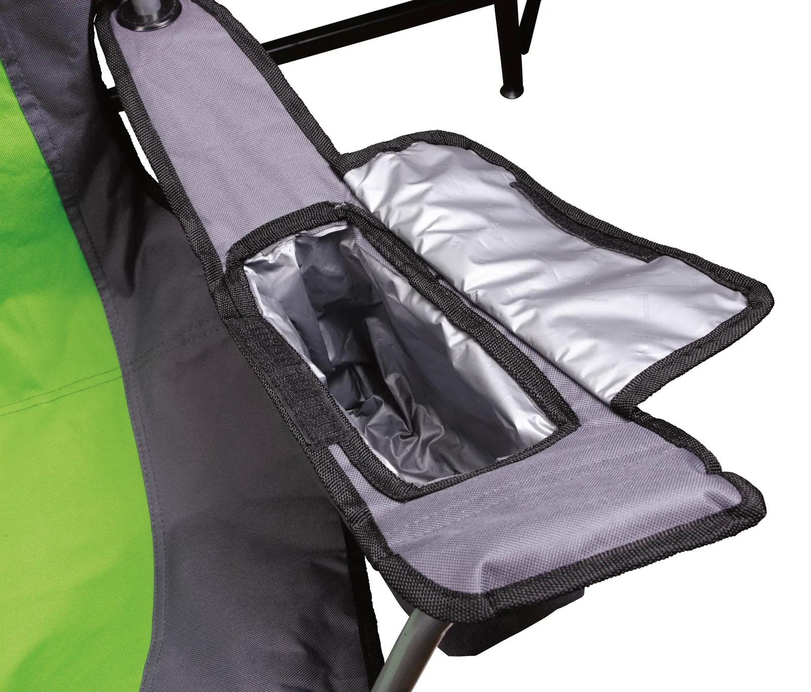 Camping Chair with Built-in Cooler Steel Frame - 34 x 33 in - product view 9