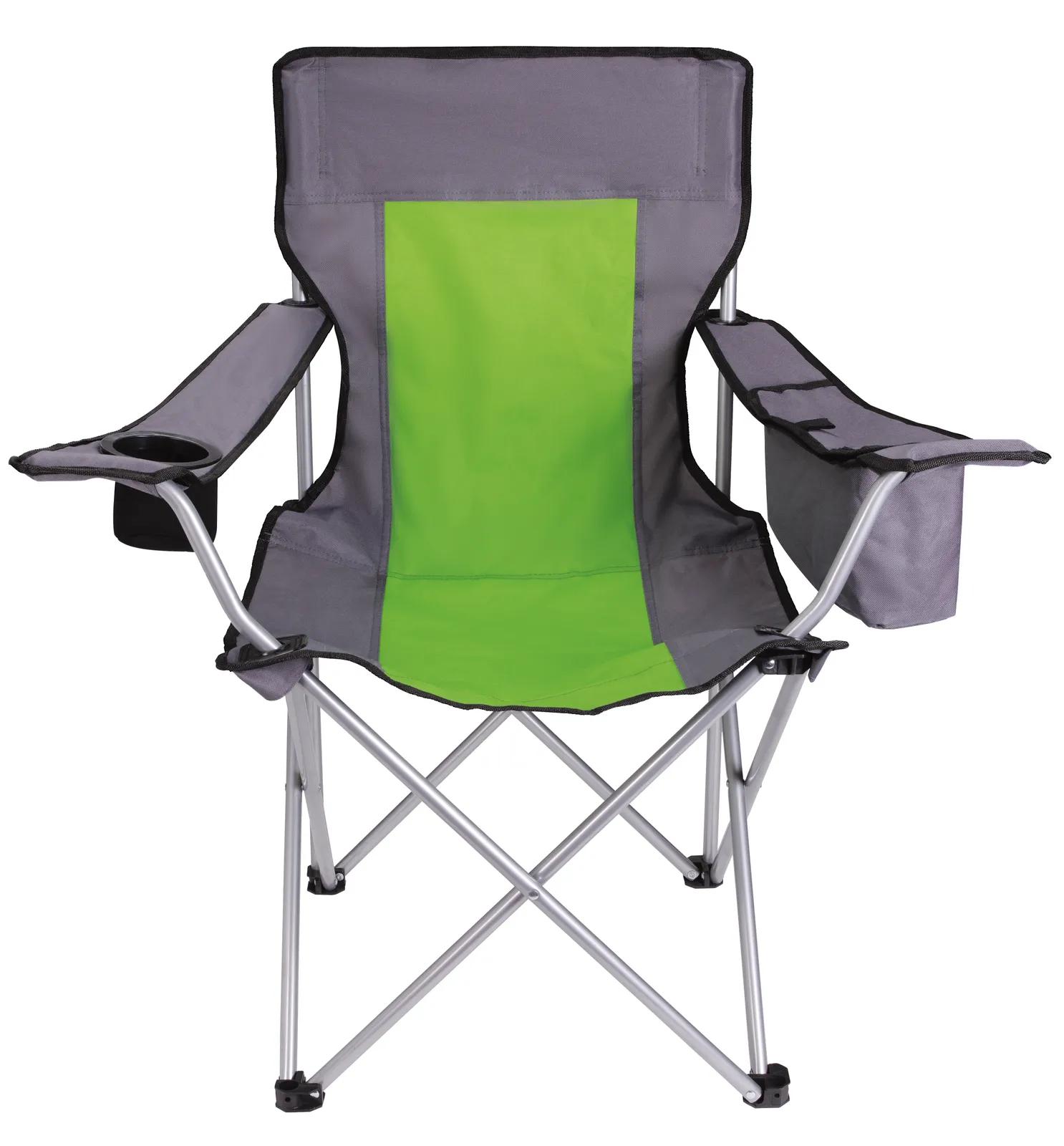 Camping Chair with Built-in Cooler Steel Frame - 34 x 33 in - product view 11