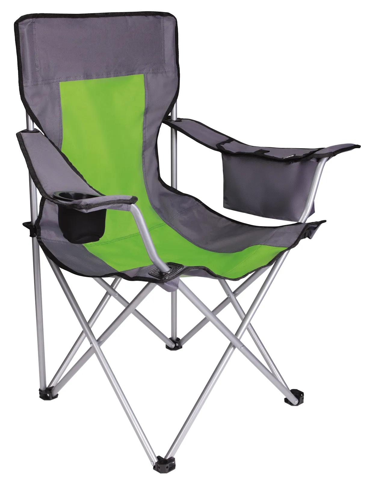 Camping Chair with Built-in Cooler Steel Frame - 34 x 33 in - product view 12