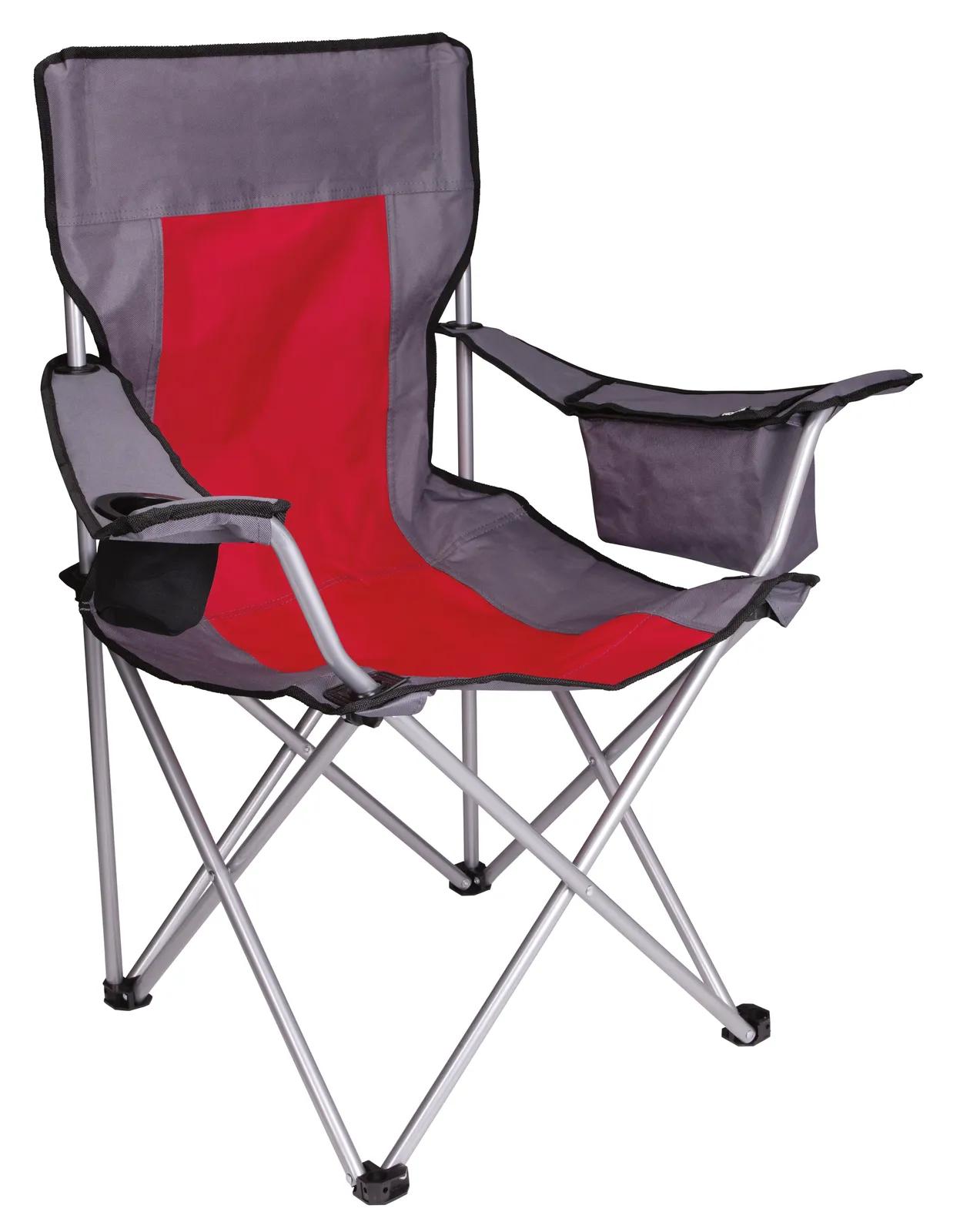 Camping Chair with Built-in Cooler Steel Frame - 34 x 33 in - product view 13
