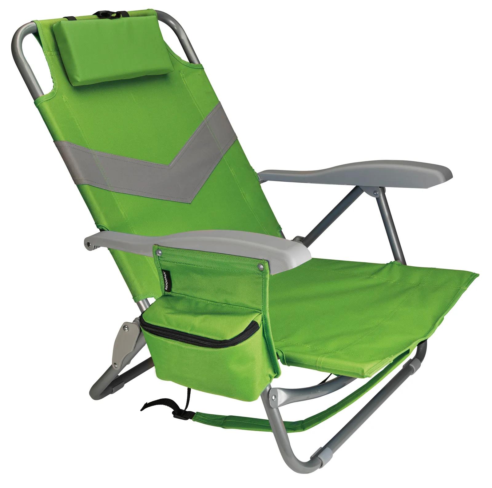 Beach Backpack Chair Aluminum Frame Cooler Pocket - product view 2