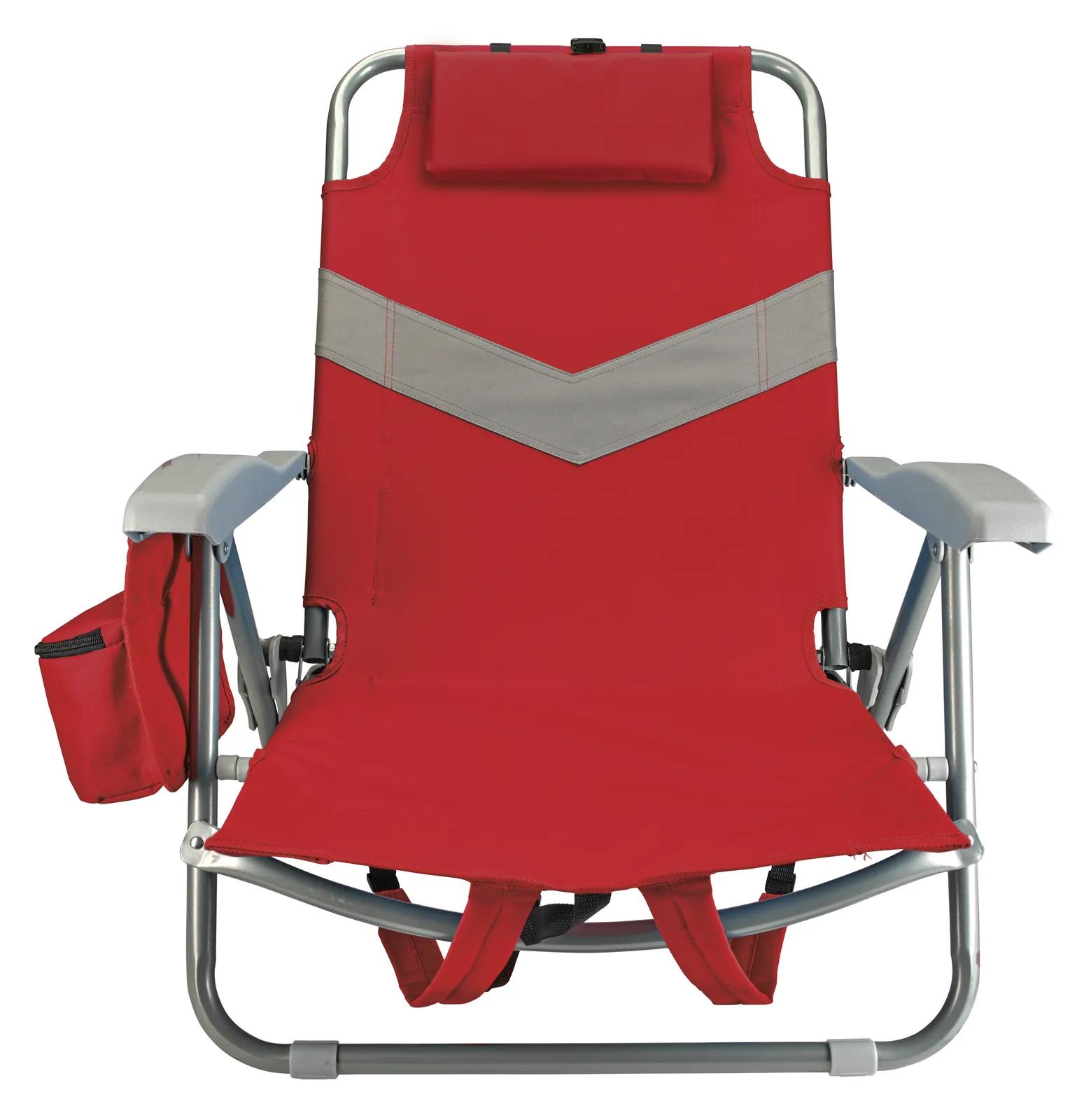 Beach Backpack Chair Aluminum Frame Cooler Pocket - product view 5