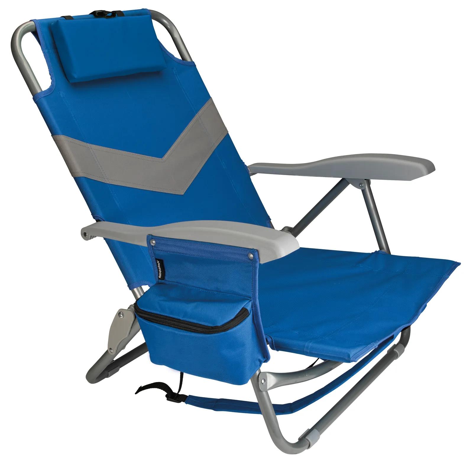 Beach Backpack Chair Aluminum Frame Cooler Pocket - product view 6