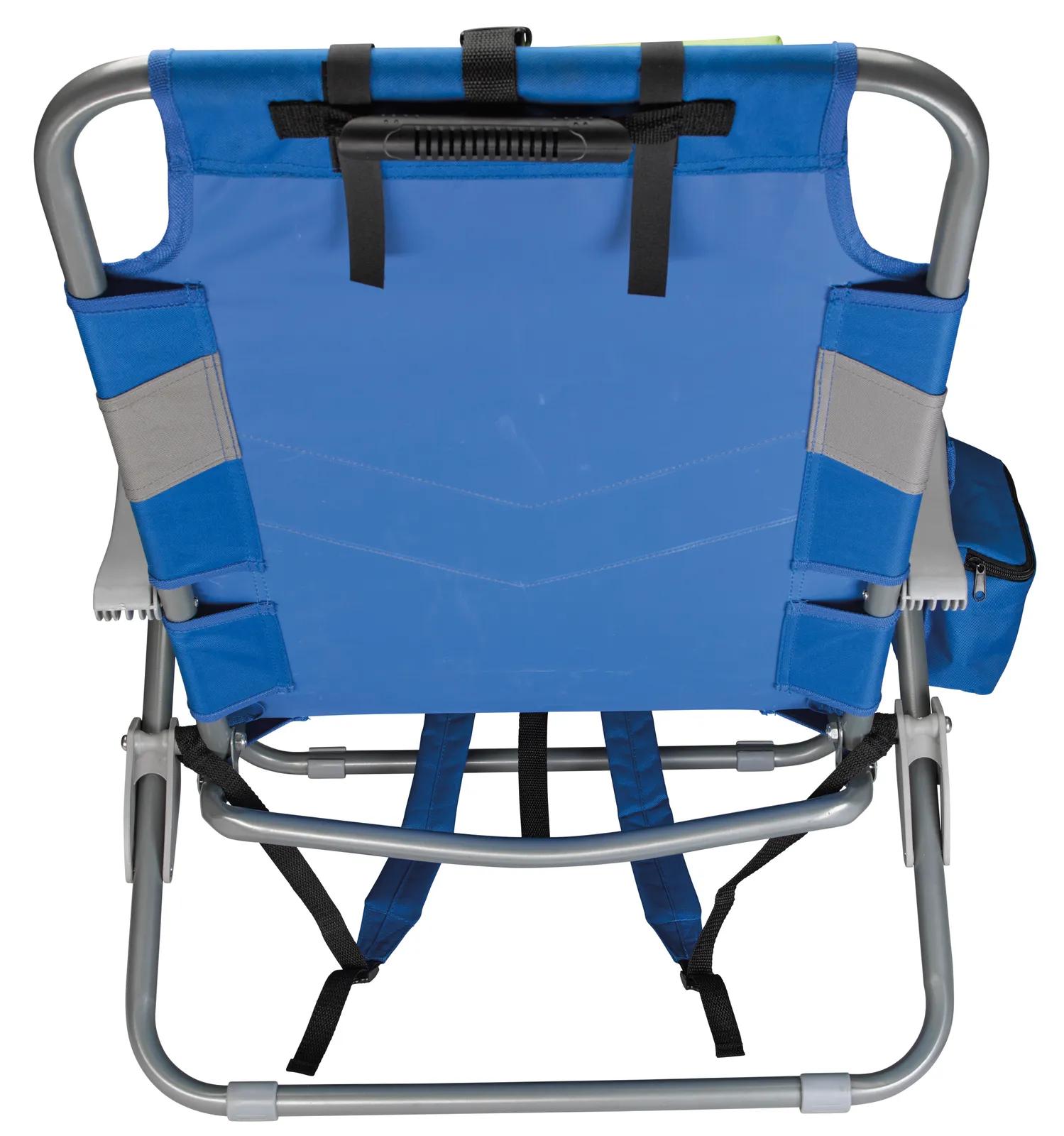 Beach Backpack Chair Aluminum Frame Cooler Pocket - product view 7
