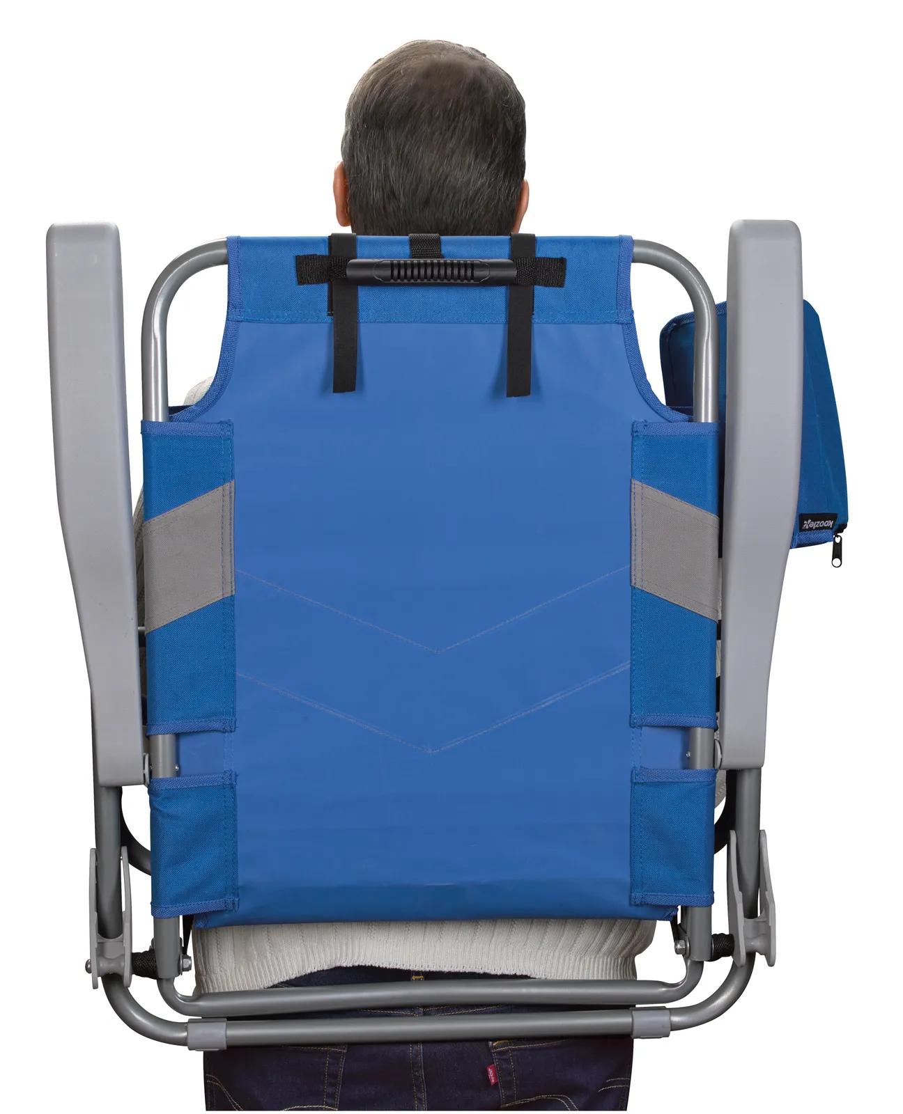 Beach Backpack Chair Aluminum Frame Cooler Pocket - product view 8