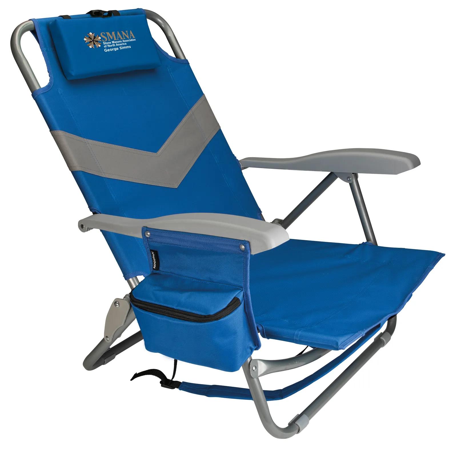 Beach Backpack Chair Aluminum Frame Cooler Pocket - product view 25