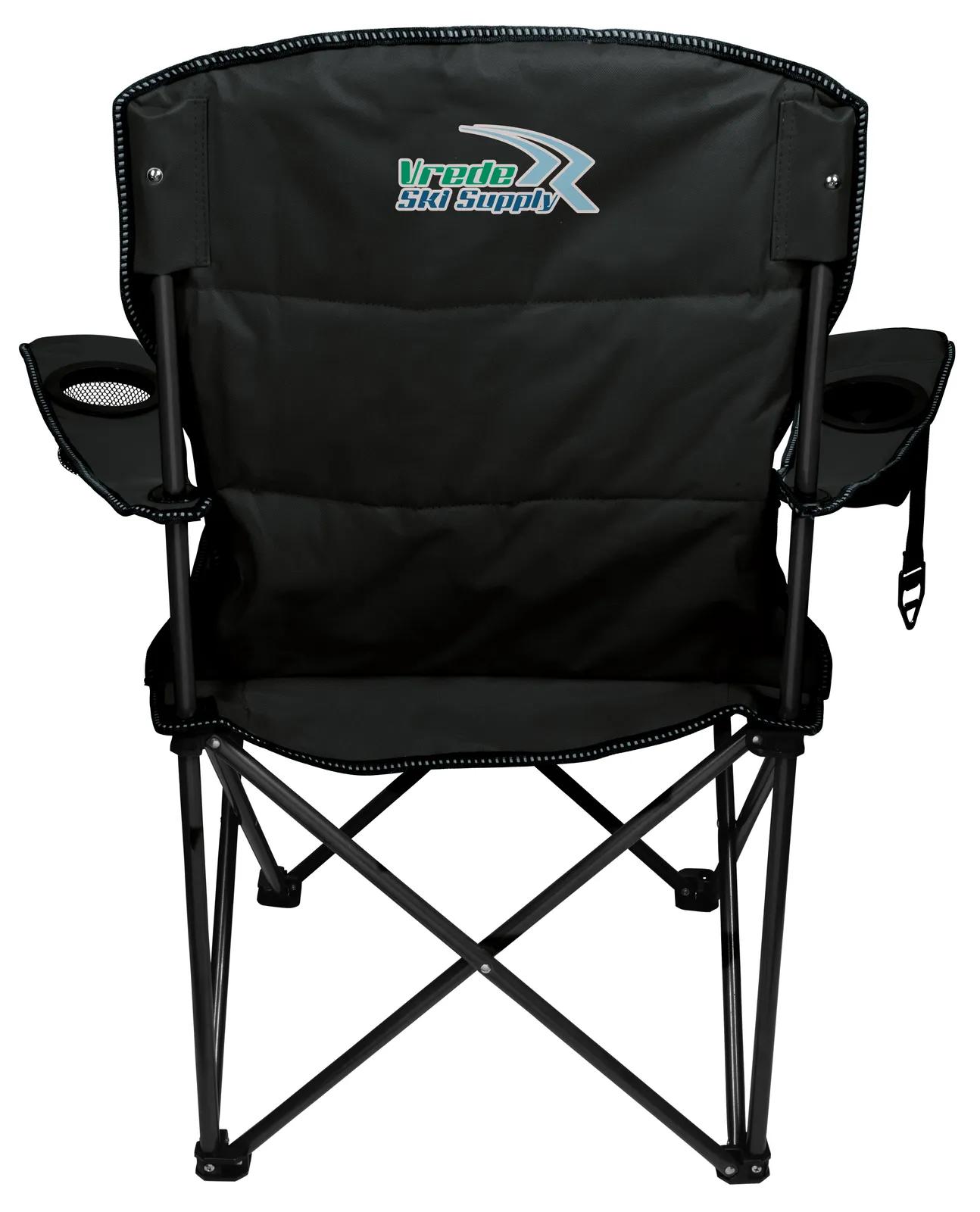 Padded Folding Chair Bottle Opener Steel Frame - 39 in - product view 5