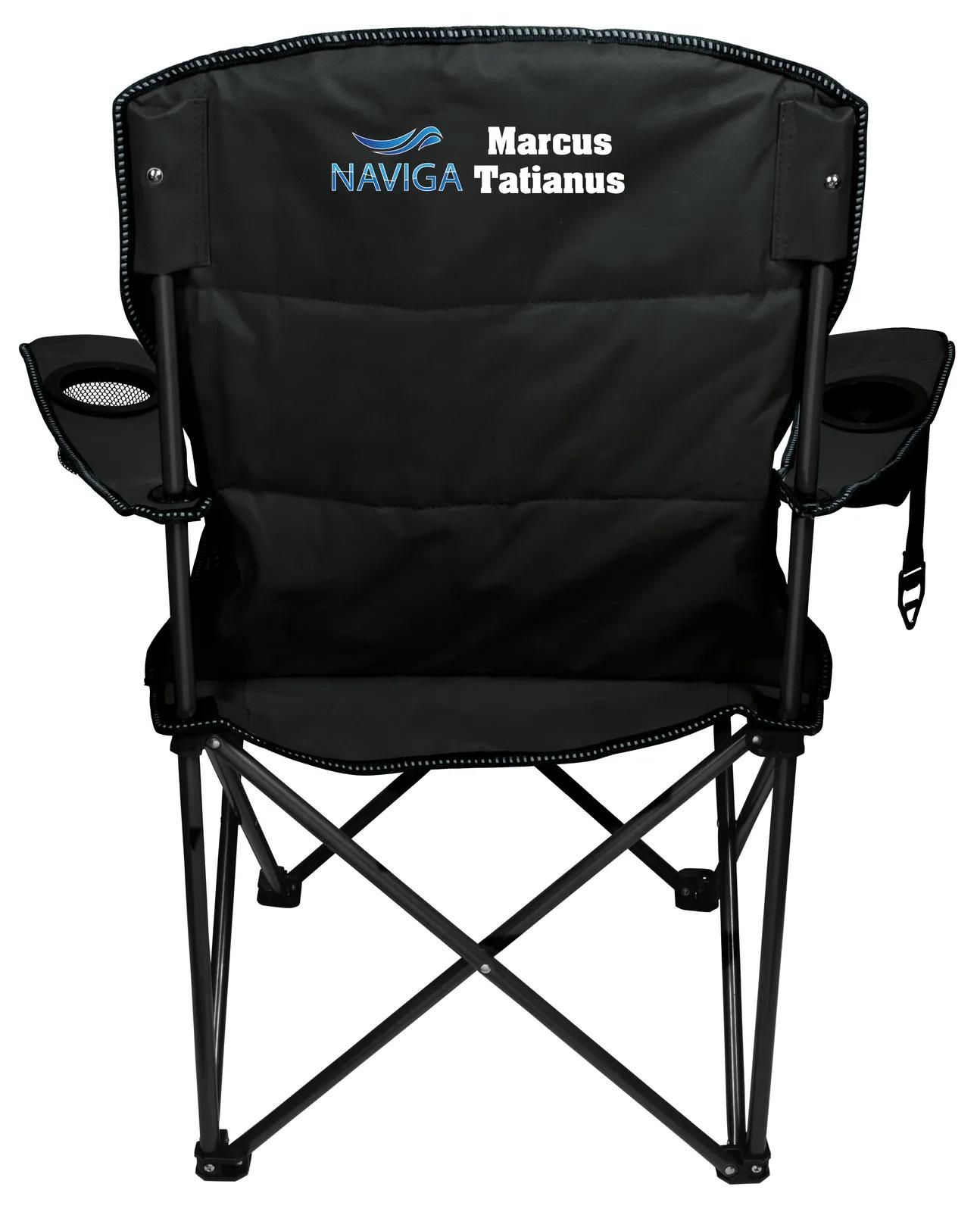 Padded Folding Chair Bottle Opener Steel Frame - 39 in - product view 8