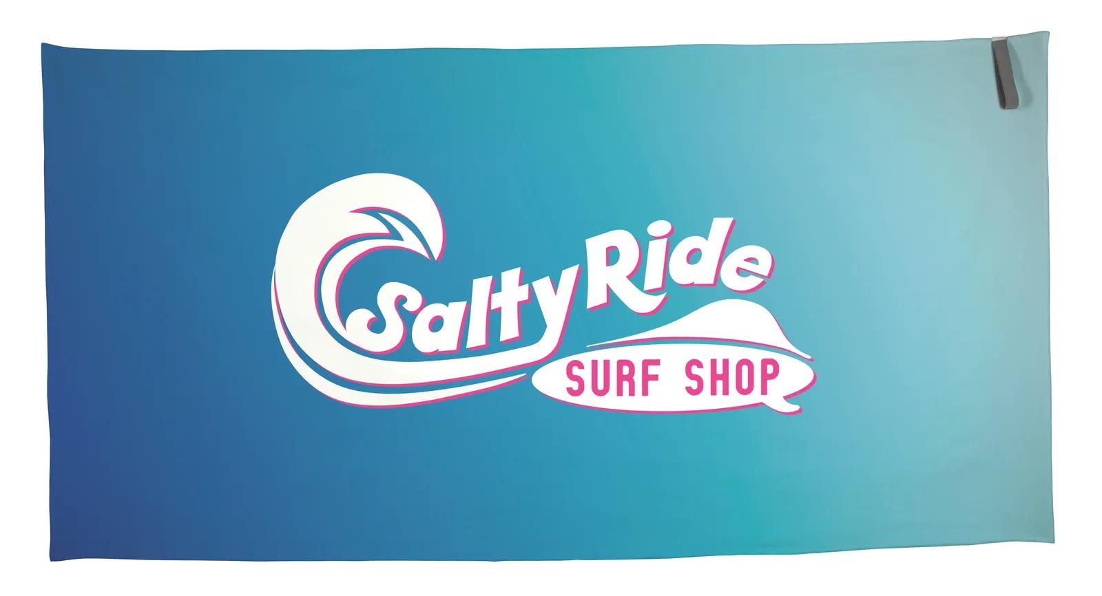 Beach Towel Full-Color Microfiber Quick Dry - 59 x 30 in - product view 8