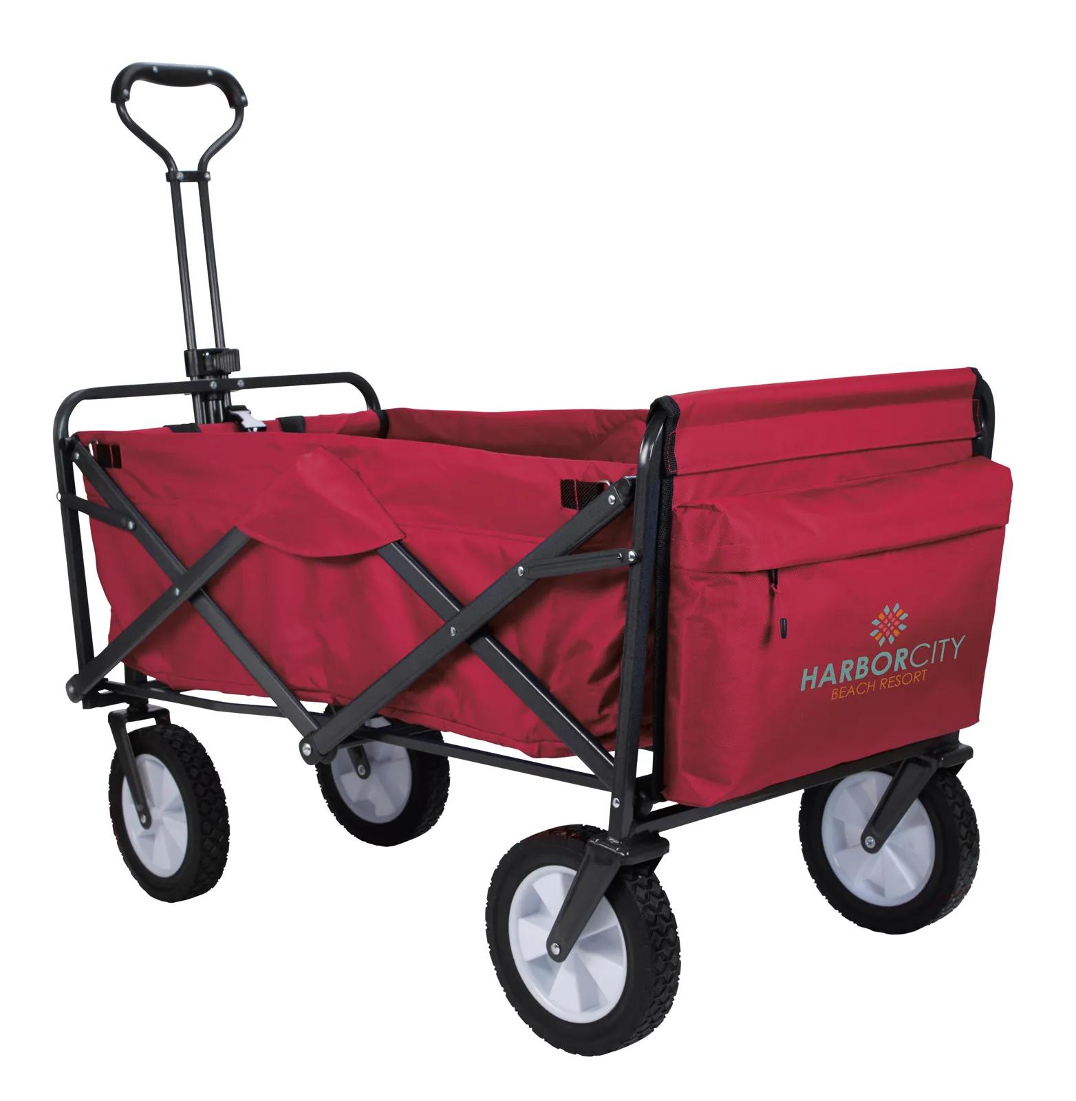 Collapsible Folding Wagon Steel Frame 150lb Capacity - product view 5