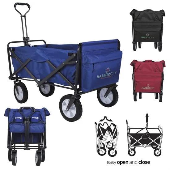 Collapsible Folding Wagon Steel Frame 150lb Capacity