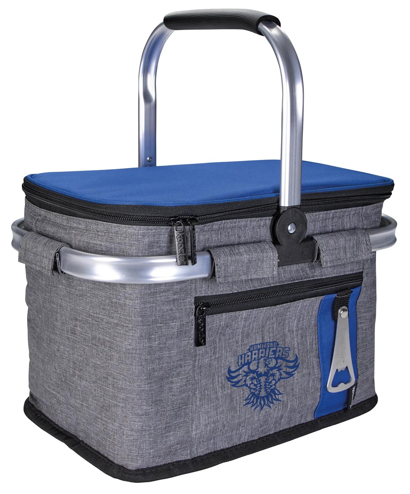 Collapsible Picnic Basket Waterproof Interior - 15.5 x 10 in - product view 5