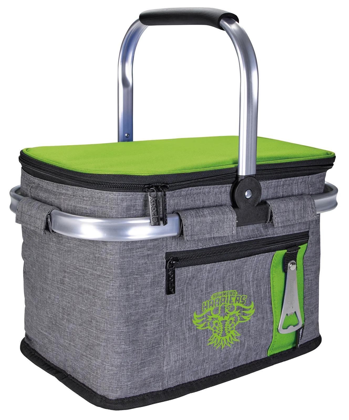 Collapsible Picnic Basket Waterproof Interior - 15.5 x 10 in - product view 7