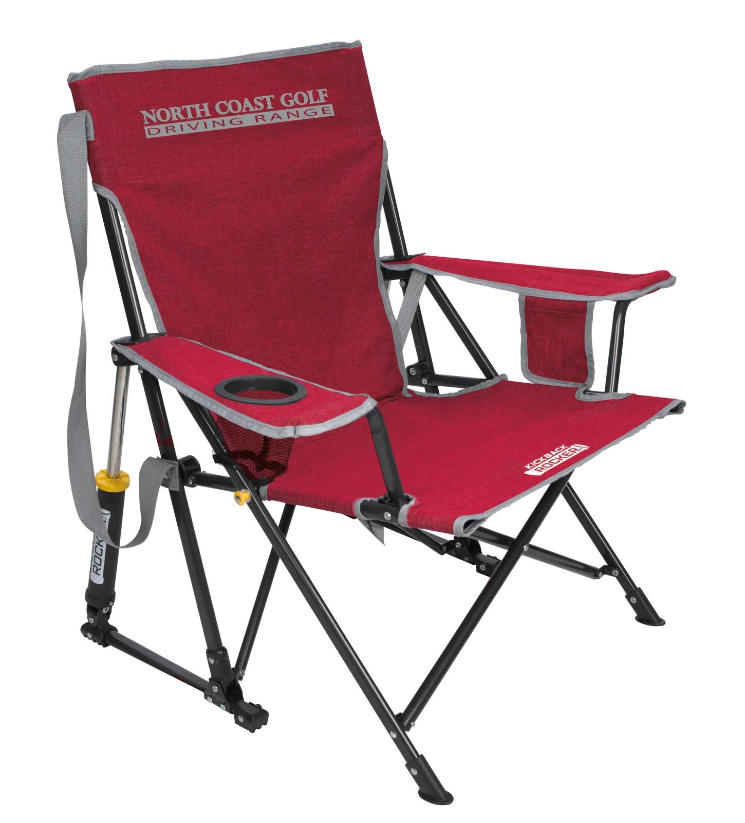 Rocking Chair Kickback Spring-Action Portable - 31.7 x 32.5 x 27.2 in - product view 2