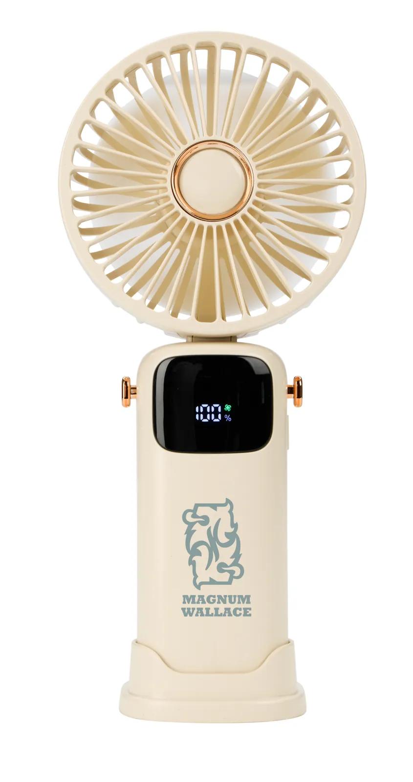 Handheld Fan Rechargeable 6-Speed LED Display - 8 in - product view 3