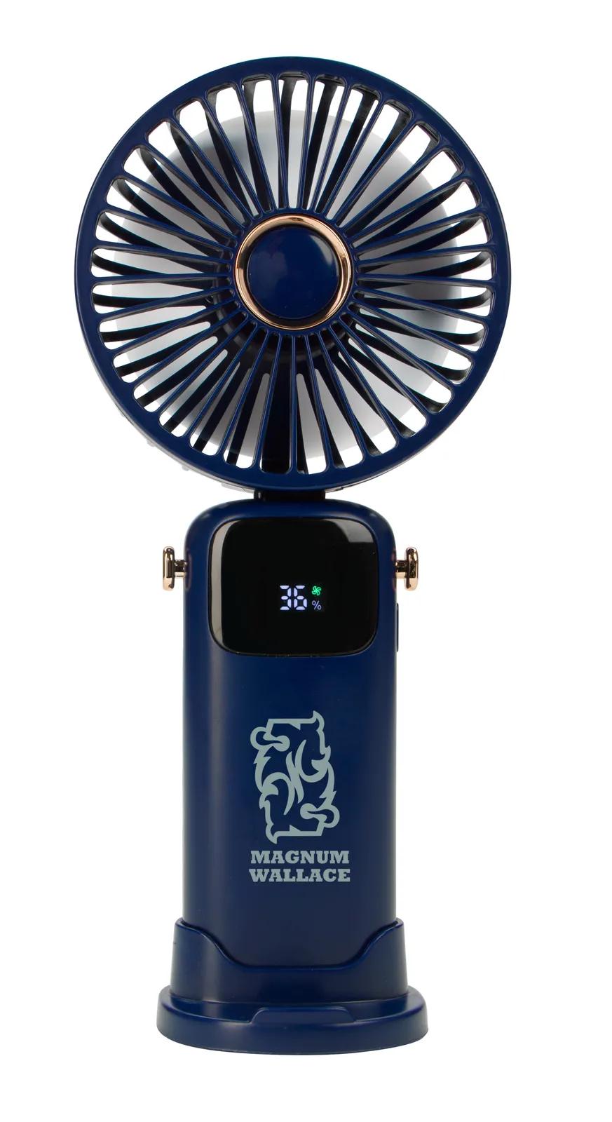 Handheld Fan Rechargeable 6-Speed LED Display - 8 in - product view 4
