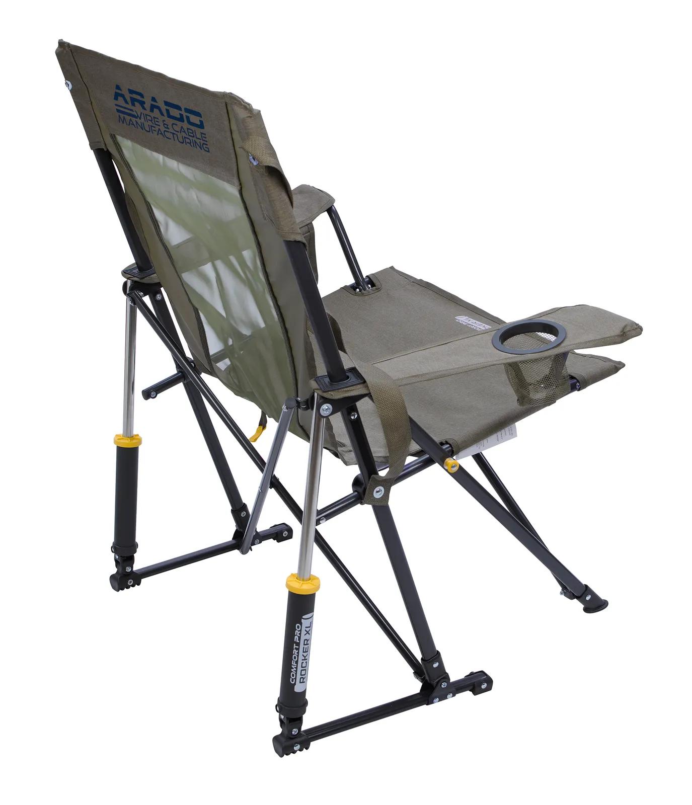 Comfort Pro Rocker XL Chair Stainless Steel - 38.8 x 35.6 x 25.2 in - product view 4