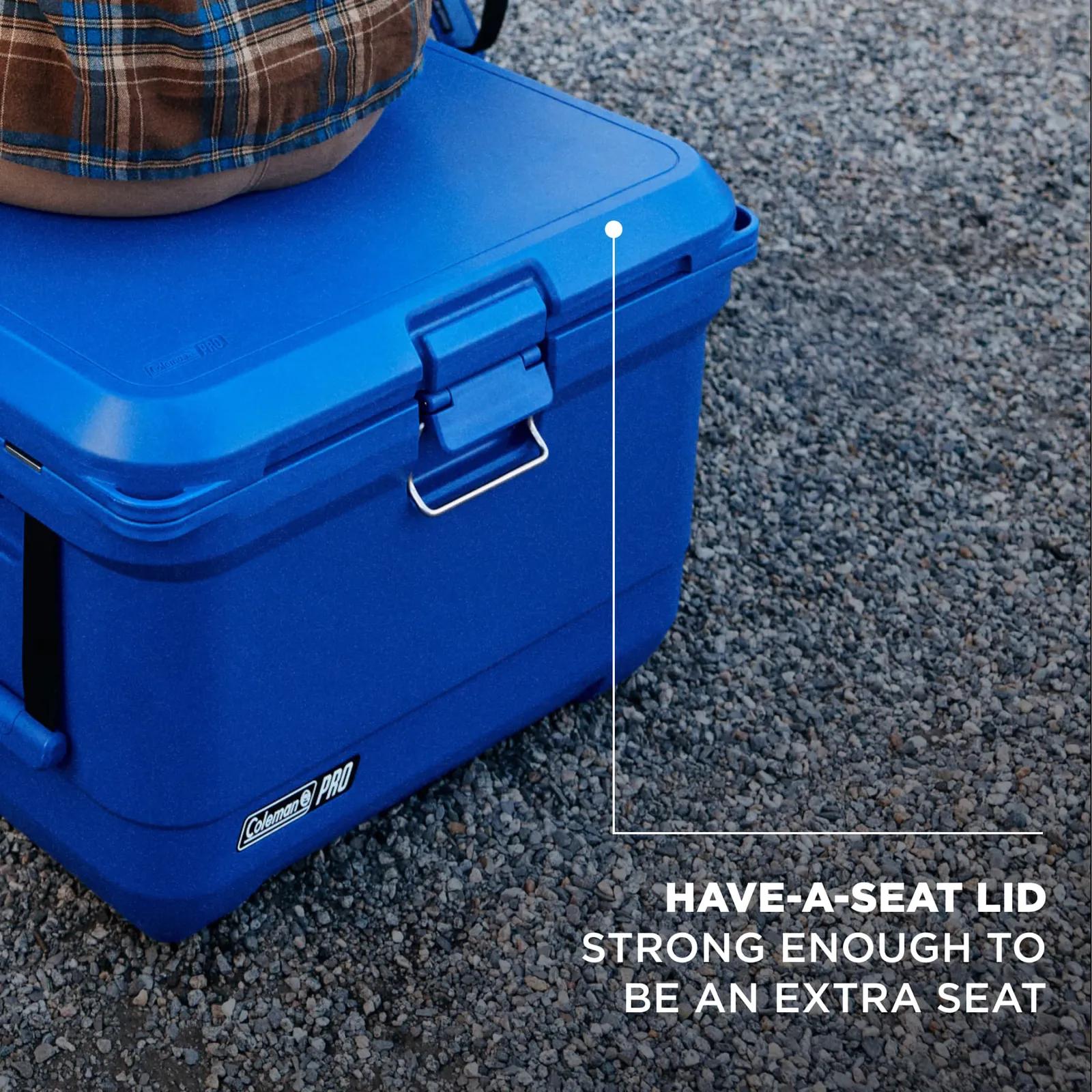 Wheeled Hard Cooler Insulated Heavy-Duty - 55 Quart - product view 6