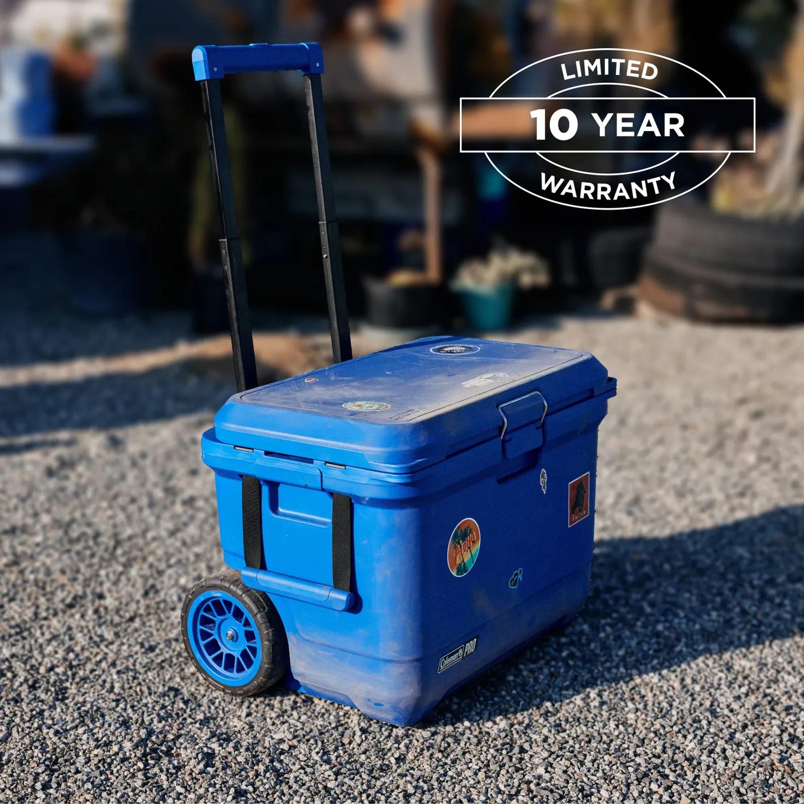 Wheeled Hard Cooler Insulated Heavy-Duty - 55 Quart - product view 9