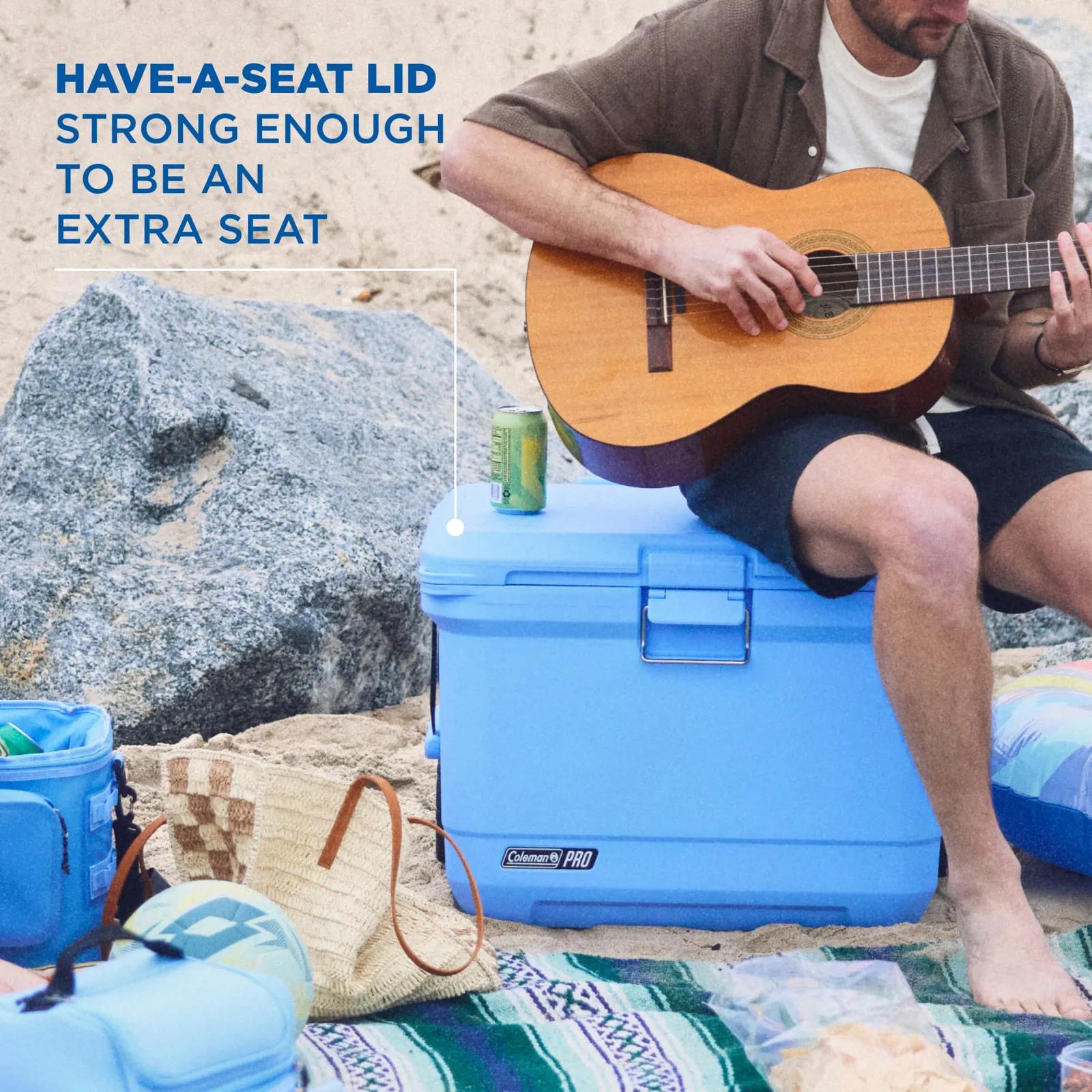 Wheeled Hard Cooler Insulated Heavy-Duty - 55 Quart - product view 10