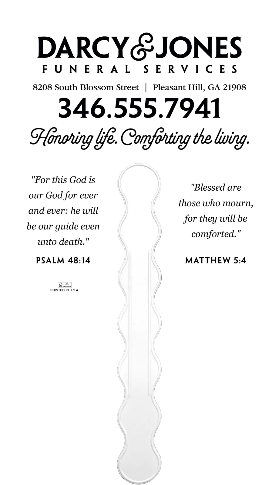 Last Supper Hand Fan Paper Custom Imprint - 7.75 x 7.5 in - product view 2