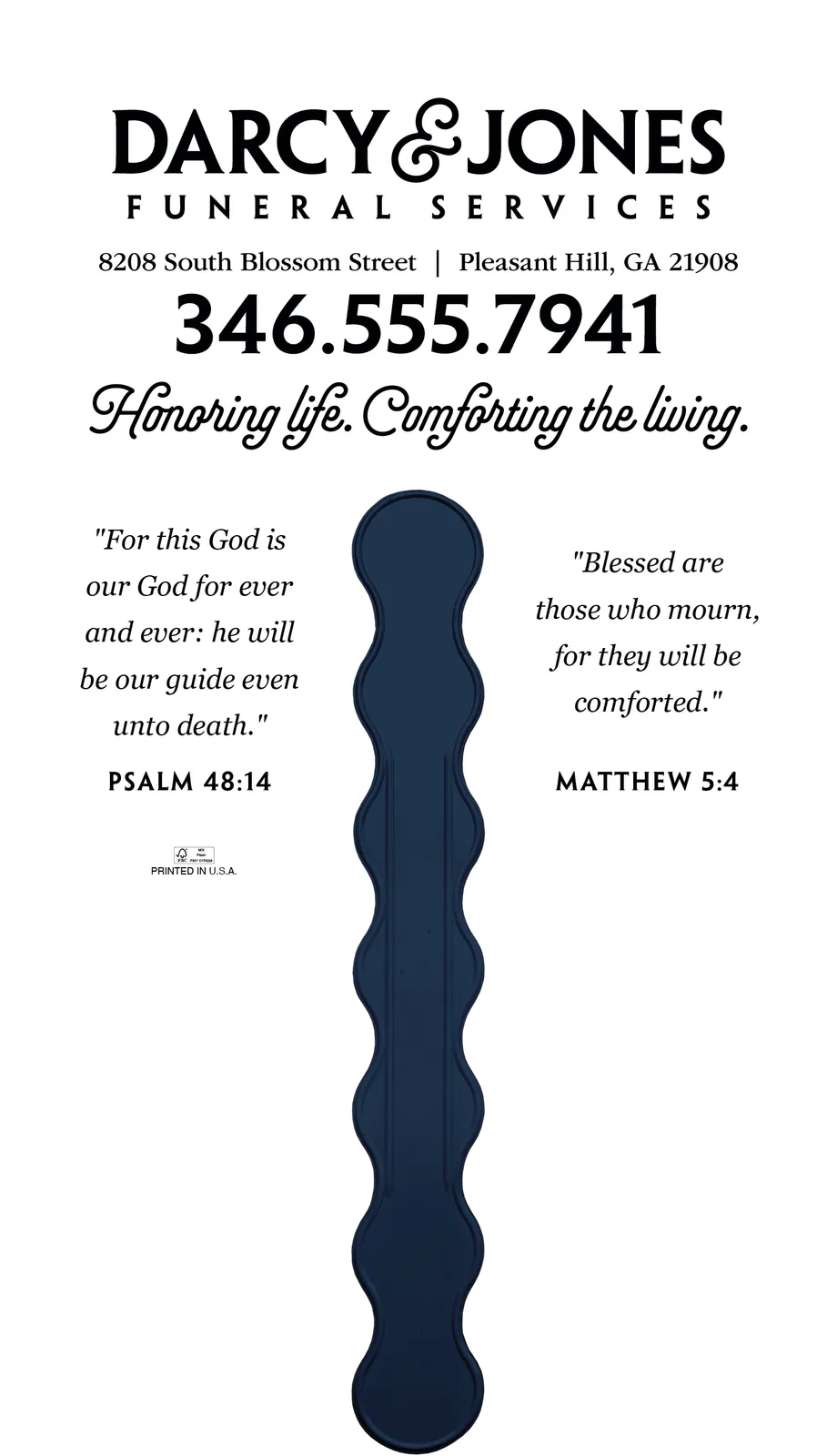 Old Glory Hand Fan Paper Patriotic Custom - 7.75 x 7.5 in - product view 2